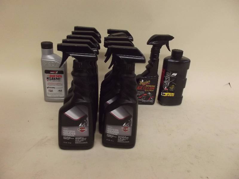 lot 9053 image: Harley Davidson Chemical & Goods Lot