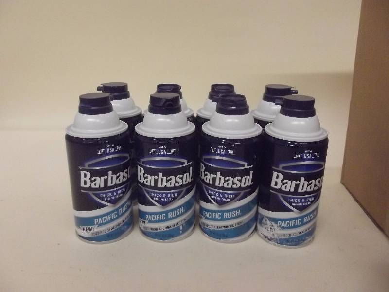 lot 9021B image: NEWBarbasol  Pacific Rush Shaving Cream