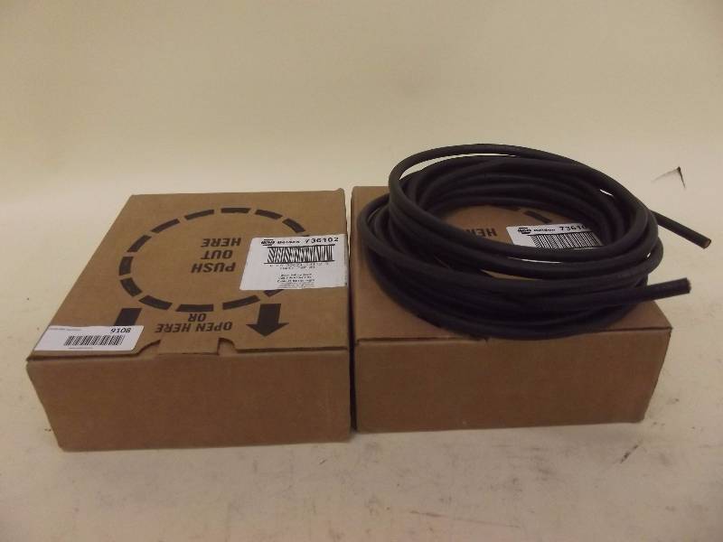 lot 9108 image: NEWLot of 2 Belden Black Battery Cable