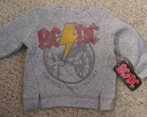 lot 2603 image: ACDC Infant Sweatshirt Size 36months
