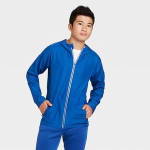 lot 2622 image: Boys Rain Jacket - All in Motion Blue M