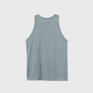 lot 2659 image: Womens Slim Fit Linen Tank Top - A New Day Light Turquoise XS