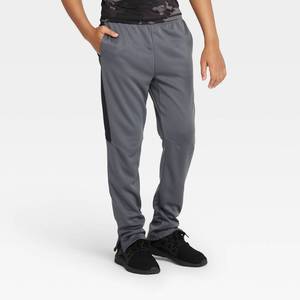 lot 2670 image: Boys Track Pants - All in Motion Gray L