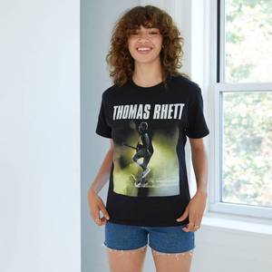 lot 2709 image: Womens Thomas Rhett Short Sleeve Graphic T-Shirt - Black XL