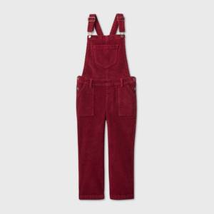 lot 2731 image: Girls Corduroy Jumpsuit - Cat & Jack Burgundy XS, Red