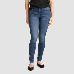 lot 2766 image: DENIZEN from Levis Womens High-Rise Super Skinny Jeans - Indie Blue 4