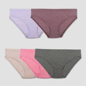 lot 2786 image: Fruit of the Loom Womens beyondsoft Bikini Panties 5-Pack (Colors May Vary) - 5, Multi Colored