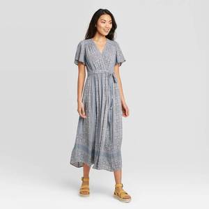 lot 2789 image: Womens Short Sleeve Dress - Knox Rose Blue S