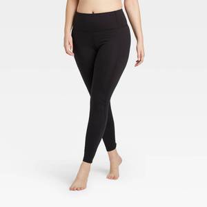 lot 2814 image: Womens Contour Power Waist High-Waisted Leggings 27 - All in Motion Black XXL