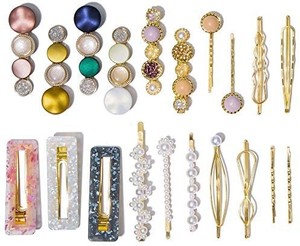 lot 20940 image: 26 Pcs Macaron Hair Clips for Women Acrylic Pearl Hair Clip Handmade Pearl Hair Pins Christmas Gifts for Girls Hair Barettes for Women Fashion Hair Accessories for Party Wedding