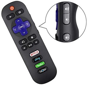 lot 21564 image: Replacement RC280 RC282 Remote for TCL Roku Smart LED TV with Buttons for Netflix, Sling, Hulu, and vudu not now tv