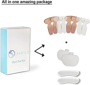 lot 21567 image: High Heel Pads, Heel Liner Inserts, Metatarsal Shoe Cushion (12 PCS) - Ball of Foot Insoles for Women & Grips That Improve Shoes That are Too Big (Beige)