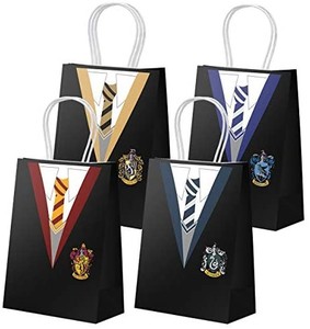 lot 21580 image: 16 PCS Party Gift Bag for Harry Unique Potter Party Magical Wizard School Party Favors Bags for Harry Potter Gift Bags Cosplay Party for Kids Boy Girl Birthday Party Supplies and Decor