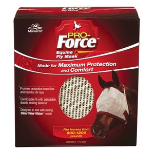 lot 21590 image: Manna Pro Pro Force Equine Fly Mask, Standard