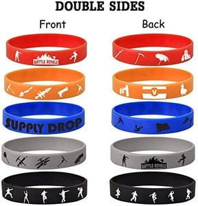 lot 21614 image: Gaming Themed Bracelets Party Favors 32 pcs prints vary