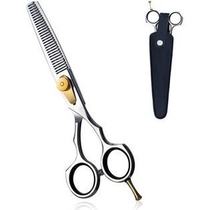lot 31228 image: kimkoo Professional 6 Hair Thinning Scissors Cutting Teeth Shears, Barber Hair Cutting Scissors- Japanese 440C Stainless Steel