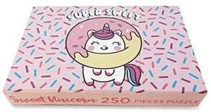lot 31281 image: Donut Unicorn Jigsaw Puzzle for Girls Ages 8, 250 Pieces, 20 x 14.5 inches