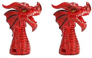 lot 21686 image: Fire-Breathing Dragon Original Steam Release Accessory Steam Diverter for Pot Pressure Cooker Kitchen Supplies (2PCS red)