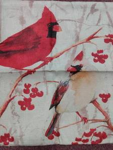 lot 21687 image: 18 cardinal throw pillow covers