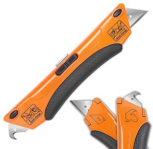 lot 21702 image: HORUSDY Double Head Knife Multi-Function Retractable Utility Knife, Box Cutter Utility Knife.