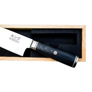 lot 21722 image: Kingu Black Series - Damascus 8 inch Chef Knife