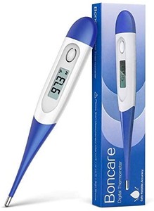 lot 31402 image: Thermometer for Adults, Digital Oral Thermometer for Fever with 10 Seconds Fast Reading  bonus 8 pack of reusable masks
