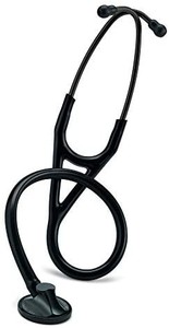 lot 31409 image: 3M Littmann Stethoscope, Master Cardiology, Black Tube, Black Chestpiece, 27 inch, 2161