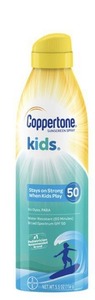 lot 1595 image: Coppertone Kids Continuous Spray SPF 50, 5.5 oz