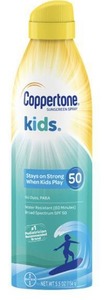 lot 1596 image: Coppertone Kids Continuous Spray SPF 50, 5.5 oz
