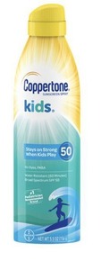 lot 1603 image: Coppertone Kids Continuous Spray SPF 50, 5.5 oz