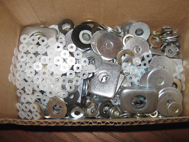 lot 5035 image: 8 lb. lot mixed sized washers