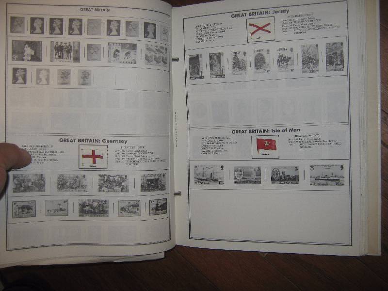 lot 5646 image: Travelers Stamp Album for Postage stamps around the world, partially complete