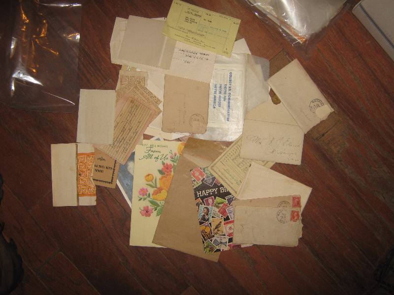 lot 5048 image: Large lot personal correspondence from 1950s post marked stamps