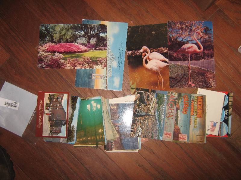 lot 5051 image: Large lot of old postcards from all over