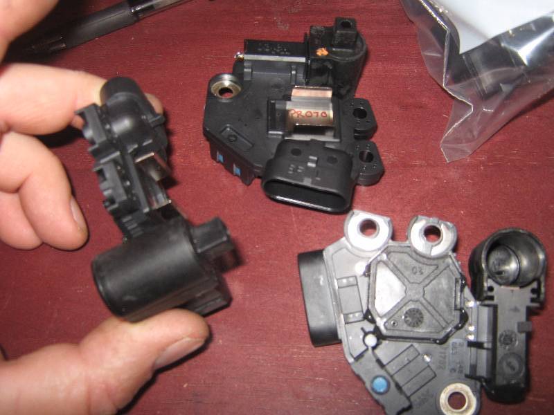 lot 5056 image: 3 ct. Valeo Voltage Regulator for alternator PN 2542499