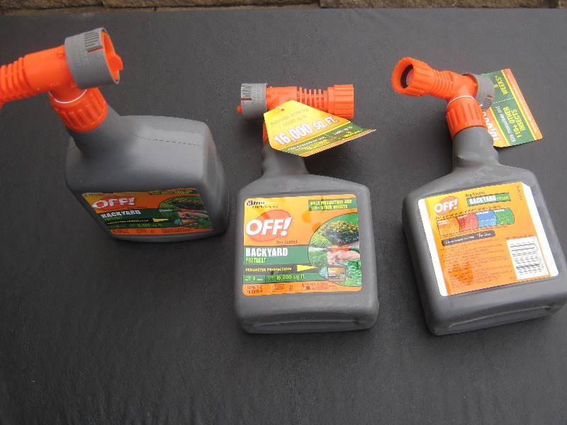 lot 5064 image: 3 ct. lot Off Bug Control Backyard 16,00 sq. ft. coverage per bottle last up to 8 weeks