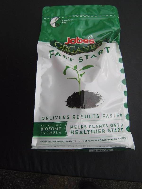 lot 5077 image: 1 case Jobes Organics Fast Start Granular Fertilizer and Soil Amendment (6) 4 lb bags per case