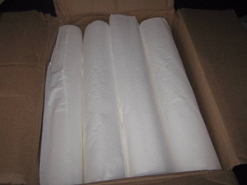 lot 5087 image: 1 case TIDI Products 916218 Exam Table Barriers Dri- Perf. 12 rolls per case (great for packing materials)