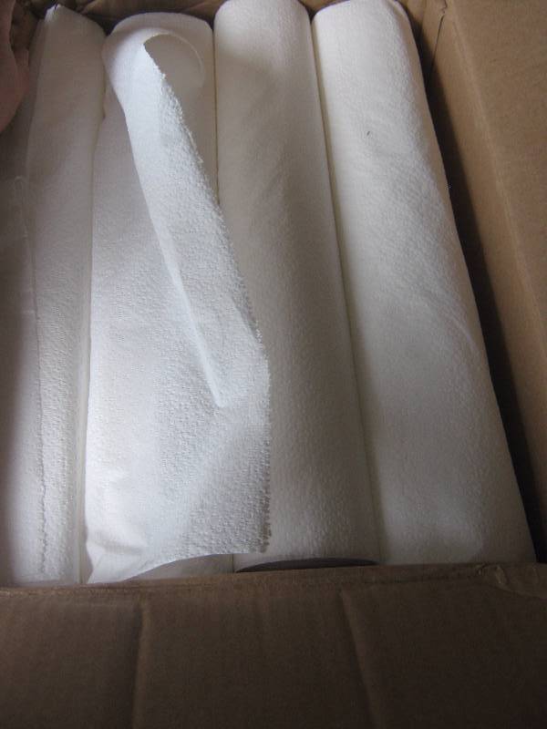 lot 5089 image: 1 case TIDI Products 916218 Exam Table Barriers Dri- Perf. 12 rolls per case (great for packing materials)