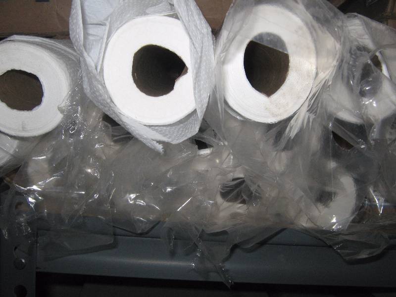 lot 5135 image: 1 Case Tidi Products Exam Table Paper 916213 Exam Table Barriers Crepe 21 x 125 ft. white, 12 rolls per case