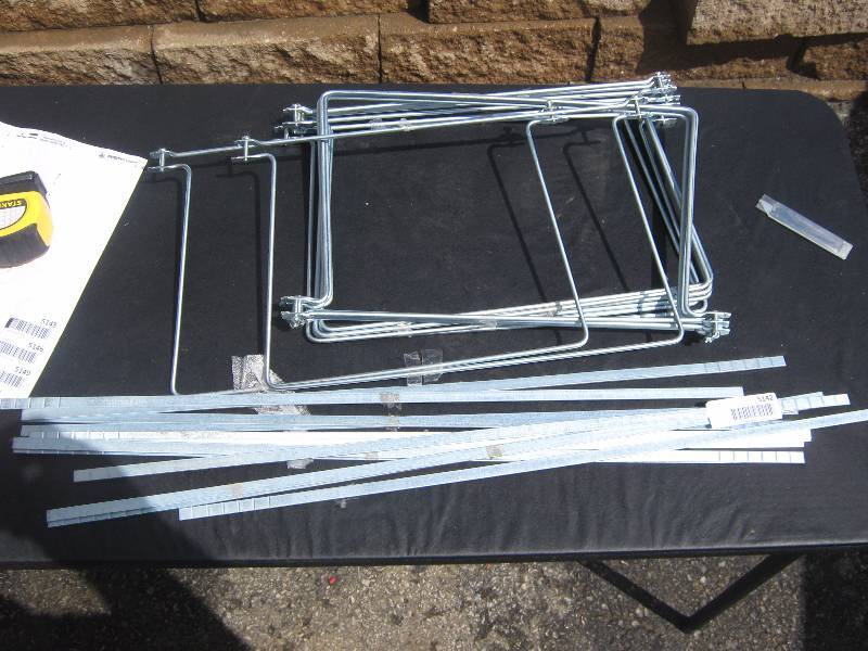 lot 5142 image: 6 ct lot hanging file folder frames HF-LG, legal sized