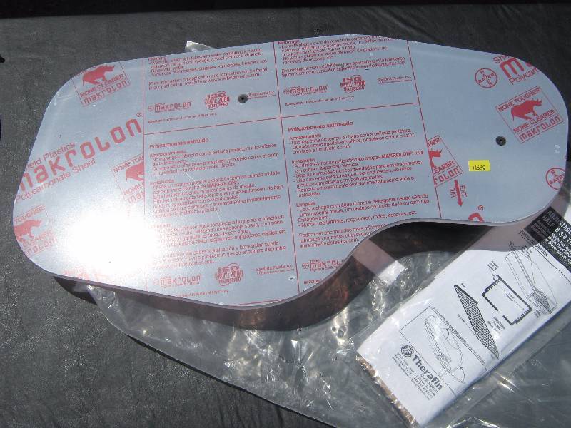 lot 5174 image: Therafin Genuine Adjustable tray for wheelchair with clear top (top protected by peel-away film)