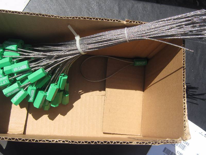 lot 5176 image: 98 ct. Bishop Lifting Products Loop Sling for concrete