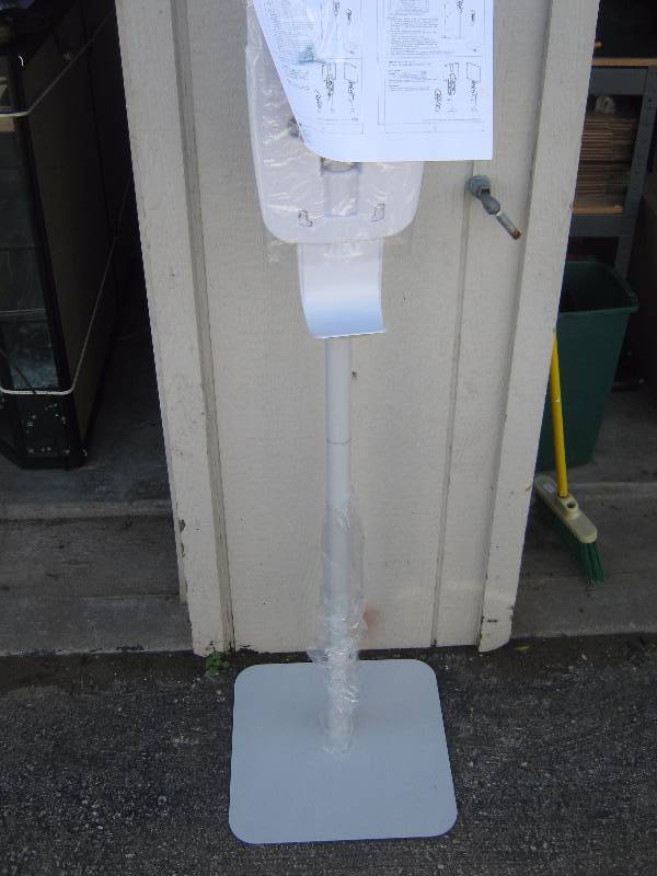 lot 5197 image: Healthy Hands Purell Stand, fits most pump style dispensers- dispenser not included