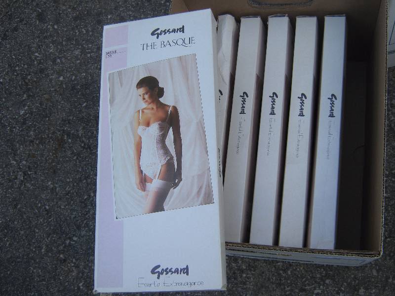 lot 5210 image: 7 ct. lot Gossard the Basque Assorted sizes, styles and Colors