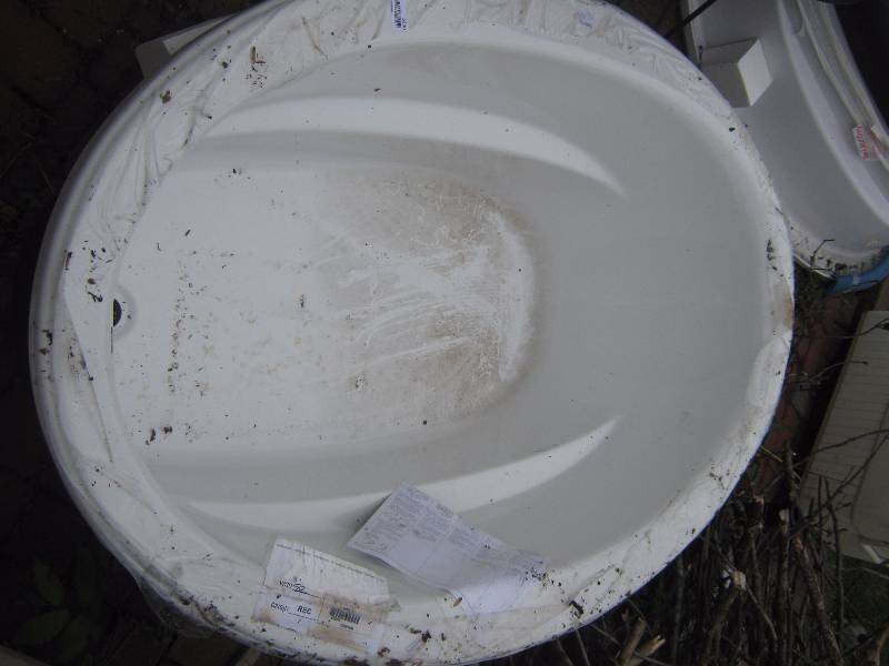 lot 5290 image: Kohler K-1147-0 Drop-In Oval 5 Soaking Tub with reversible drain