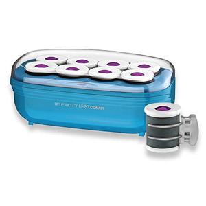 lot 4486 image: Conair Instant Heat Tourmaline Ceramic Flocked Hot Rollers, 2-Inch Hot Roller Setter for Mega Volume and Smooth Waves, 1 Count