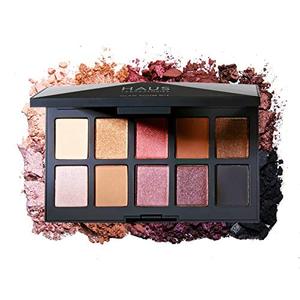 lot 4501 image: HAUS LABORATORIES By Lady Gaga GLAM ROOM PALETTE NO. 1 FAME  10-Shade Eyeshadow Palette, Blendable & Buildable Eye Makeup with Pigmented Matte, Metallic, Shimmer, and Sparkle Finishes