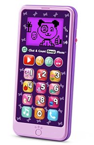 lot 4503 image: LeapFrog Chat and Count Emoji Phone, Purple