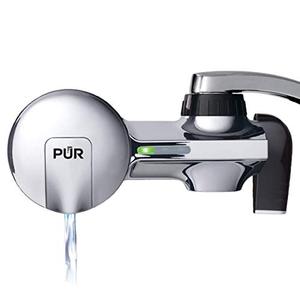 lot 4513 image: PUR PFM400H Faucet Water Filtration System, Horizontal, Chrome